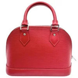 Louis Vuitton Epi bag Alma handbag Carmine crossbody shoulder red